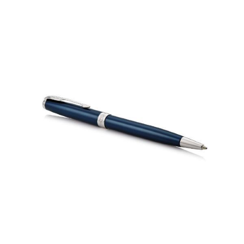 PARKER SONNET BLUE LACQUER PENNA A SFERA PUNTA MEDIA INCHIOSTRO NERO